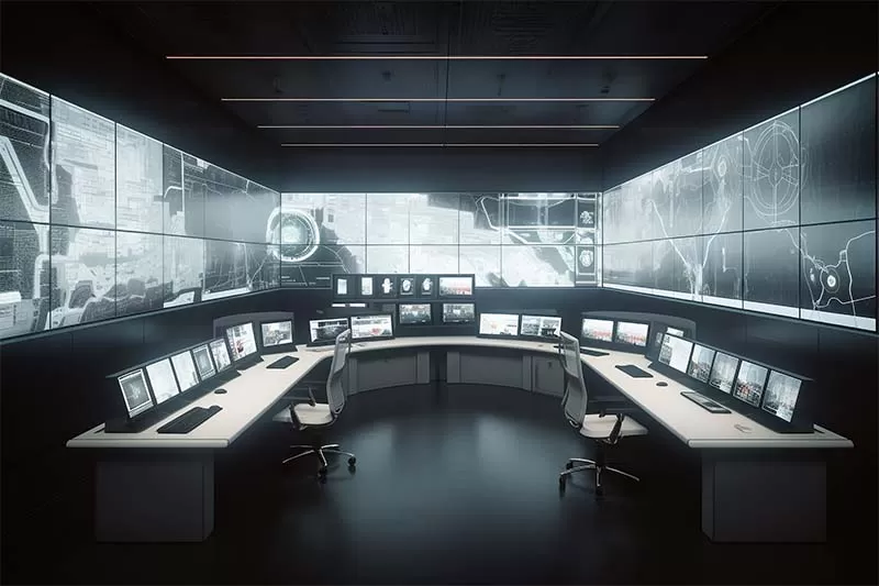 control room for control system